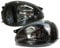 Schwarz klar Scheinwerfer Set für Opel Corsa B 3/5D 93-99