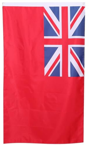 Mipcase Bandiera Inglese Con Decorazioni Nautiche Union Jack Occhielli in Metallo Bandiera Per Yacht Marini