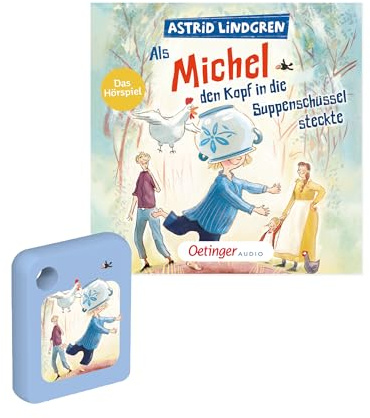 Galakto Audio-Token: Michel aus Lönneberga - Als Michel den Kopf in die Suppenschüssel steckte, Hörspiel für Kinder ab 5 Jahren, Spielzeit ca. 53 min