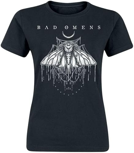 Bad Omens Moth Frauen T-Shirt schwarz Band-Merch, Bands