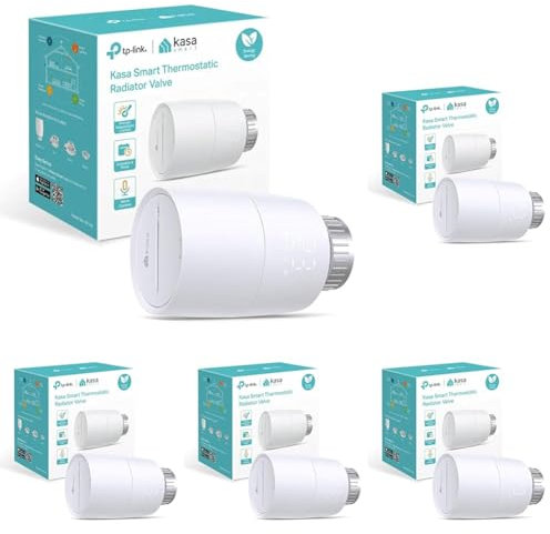 TP-Link Kasa Thermostat Connecté Matter, Compatible avec HomeKit, Alexa et Google Assistant, Réduisez Vos factures et contrôlez Le Chauffage à Distance Via l'application, Kasa Hub Requis, KE100