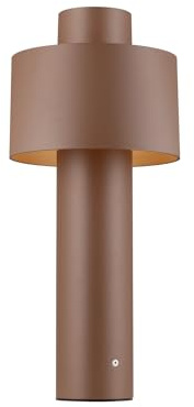SLV Stehleuchte 1008196 / Außen-Beleuchtung für Wege, Wände, Eingänge, LED Outdoor Garten-Lampe / E27 IP65 13W rost