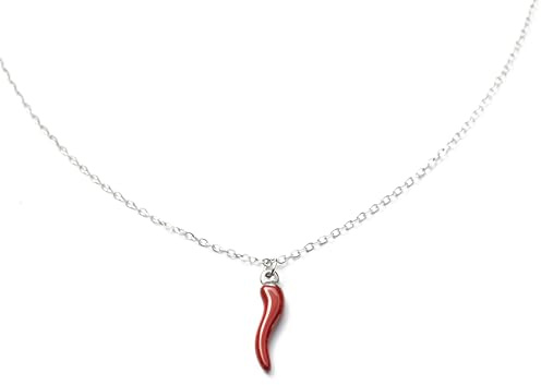 MAPIMANIA - Halskette Damen mit Charms Anhänger farbe Silber, Herren Kette personalisiert, Edelstahl Schmuck, Geschenk Freundin, Mama, Tochter