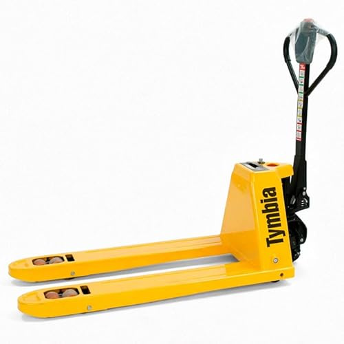 Tymbia Transpallet elettrico al litio, 2000 kg, 48 V/10 Ah, metallo, 550 x 1150 mm