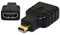AKORD Gold Plated HDMI Female to Type D Micro HDMI Male Adapter Convertor