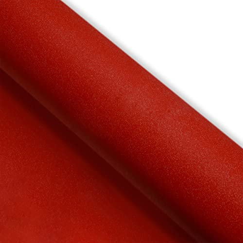 Könighaus (7,5€/m2) Diamand Glitter Dunkelrot Autofolie 500 x 152 cm blasenfrei mit Anleitung (Glitzer Folie)