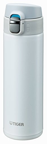 Tiger Water Bottle, 16.9 fl oz (480 ml), Direct Drinking, Stainless Steel, Mini Bottle, Sahara Mug, Lightweight, Dream Gravity, MMJ-A048-WW, Snow White