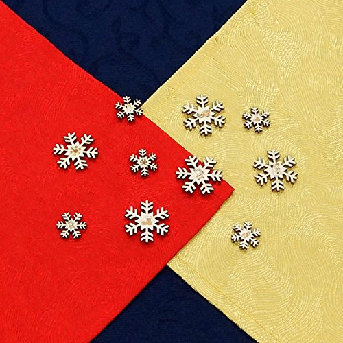 Sperrholz Streudeko Sets - Weihnachten - Wurfdeko, Tischdeko, Dekoration, StreuDeko:Motiv-Schneeflocken