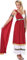 Karnival Costumes Impératrice romaine, Costume romain pour femme Carnaval - Rouge/Blanc/Or - Taille S
