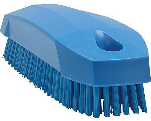 Vikan 64403 Nail Brush, Polyester, 1-31/32 x 4-1/2, Blue by Vikan
