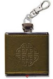 1oz Celtic Hip Flask Keyring