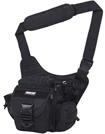 Seibertron Motorrad Multifunktionale taktisch Bote Tasche Shoulder Bag Schultertasche Umhängetasche Motorcycle Bag (schwarz)