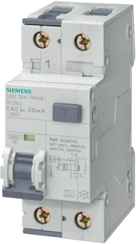 Siemens - Differenziale combinato 1 polo+neutro 32a 30ma/6000