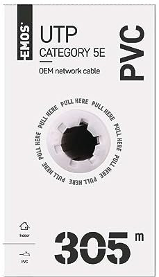 Emos Cable de Datos UTP Cat 5e CCA PVC 305 m