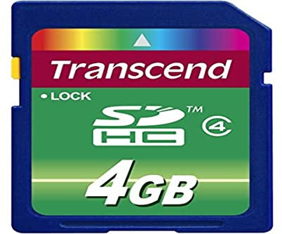 Transcend TS4GSDHC4 Scheda di Memoria SDHC da 4 GB, Classe 4