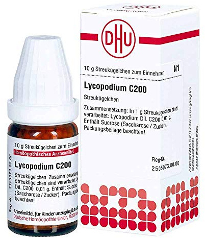 DHU Lycopodium C200 Streukügelchen, 10 g Globuli
