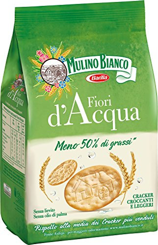 Mulino Bianco - Fiori d'Acqua, Croccanti e Leggeri - 6 confezioni da 250 g [1500 g]