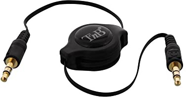 TnB TBJACK1 einziehbares Stereo Kabel für Smartphones/iPod, mit 3,5 mm Buchse