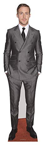 STAR CUTOUTS U828635 Ltd CS569 Cut Out of Ryan Gosling, Einfarbig, Lifesize