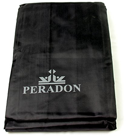 Fitted Black Peradon 12ft Snooker Table Dust Cover by Peradon