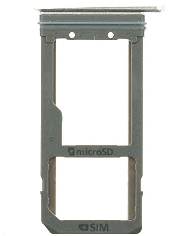 NG-Mobile Simkarten SIM Karten Try Halter Schlitten Einschub für Samsung Galaxy S7 Edge SM-G935F Silber