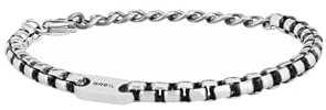 Breil Juwel Sammlung BLACKEN, ARMBÄNDER aus HERREN in STAHL Farbe SILVER messen 22 - TJ1945