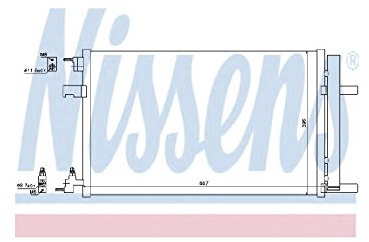 Nissens 940135 Condenser, air conditioning