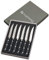 Sanelli Ambrogio Chef Scatola Regalo con 6 Coltelli Costata, Lisci, Acciaio Inox, Grigio, 6 unità