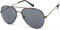 styleBREAKER Kinder Sonnenbrille Pilotenform mit verspiegelten oder getönten Gläsern | Edelstahl Rahmen UV400 Schutz | für Jungen und Mädchen 4 bis 10 Jahre, Gestell Anthrazit/Glas Grau getönt
