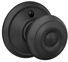 Schlage Georgian Non-Turning Dummy Door Knob, Matte Black