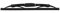 Mapco 104928 Bügelwischer 280 mm hinten