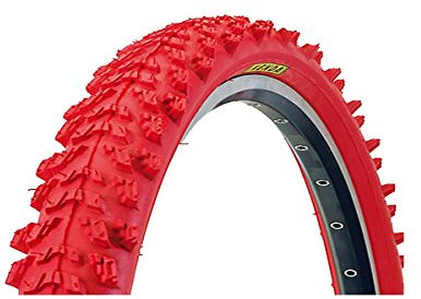 KENDA K-829 Fahrrad Reifen // 50-559 (26×2,00´´), Ausführung:rot, Drahtreifen