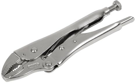 Sealey Ak6820 Locking Pliers Curved Jaws 180Mm 0-35Mm Capacity