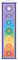 Mandala Kunst 12 x 48 großes Chakra Fahne, durch Bryon Allen Mandala Arts 12 X 48 Large Chakra Banner, By Bryon Allen