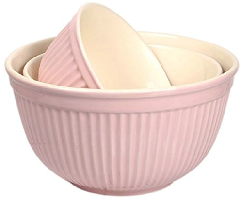 Ib Laursen - Schalensatz - 3 er Set Mynte English - Rosa - Keramik