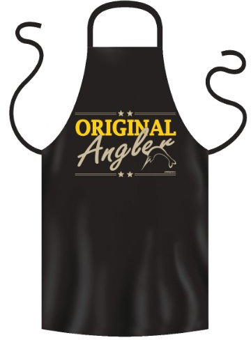 bedruckte Grillschürze Original Angler - Party Geschenk Grill Schürze Kochschürze Latzschürze Partyschürze Geburtstag Küche
