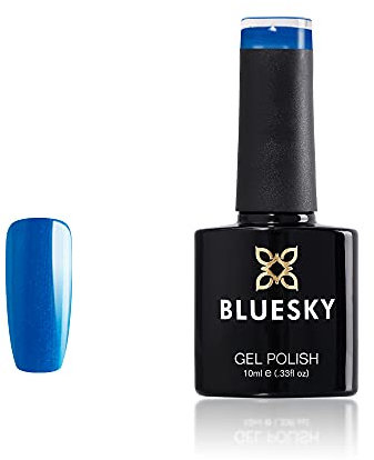 Bluesky Gel Nail Polish, Blue Charms Dc16, Dark, Deep, 10 ml (Requires Drying Under UV LED Lamp)