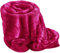 Extra Large Mink Faux Fur Throw 200cm x 240cm - FUSCHIA PINK BY BEDDING ONLINE by Bedding Online