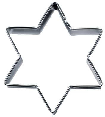 Städter Ausstecher Stern 6 cm / H 2,5 cm 6-zackig