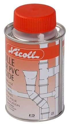 Colle avec pinceau incorporé BSOP25 pour tube et raccord PVC pot de 0.2kg