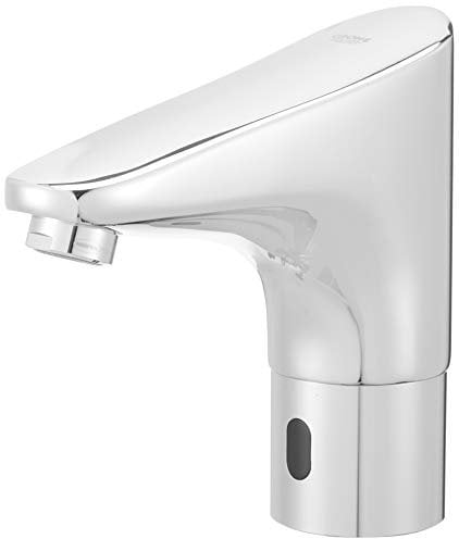GROHE Europlus E - Infrarot-Elektronik für Waschtisch (wassersparend, thermische Desinfektion, Reinigungsmodus), chrom, 36016001