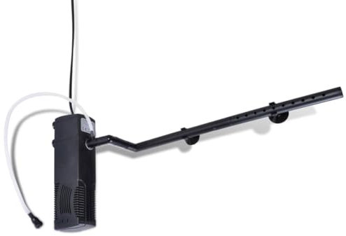vidaXL Filtro Acquario a Carbone Attivo 800L/h Silenzioso Pompa Sommergibile