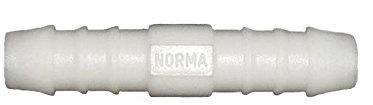 NORMA POM- Verbindungsstück, Schlauchverbinder, gs3, Kunstharz, Weiß