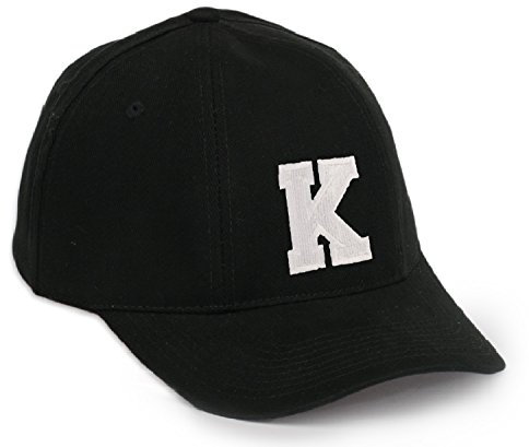 Baseball Mütze Cap Caps A-Z schwarz Snapback with Adjustable Strap Snap Back LA (K)