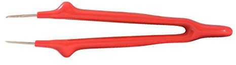 KS Tools 117.1629 Isolierte Pinzette, gerade, 15,5mm