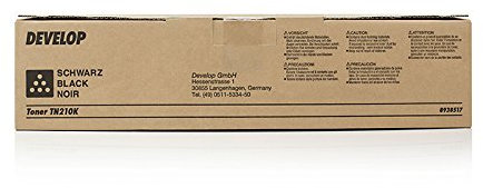 Original Develop 8938-517 / TN210K Toner (schwarz, ca. 20.000 Seiten) für Ineo + 250, + 251, 250, Plus 250, Plus 251