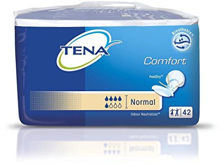 TENA Comfort Normal - 3 Packs of 42