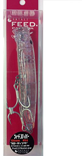 Tackle House Kontaktfutter-Popper, 135F, 135 mm, 45 g, #22, transparent