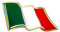 4R Quattroerre.it - 14009 - Adesivo Bandiera Italia al Vento 3D, 40 x 80 mm