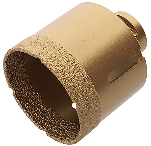 PRODIAMANT Profi Fliesenbohrer Fliese 65 mm x M14 Diamantbohrer Winkelschleifer für trockenbohren in Feinsteinzeug, Wandfliesen und Naturstein